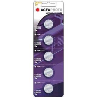 CR2032 5-pak AgfaPhoto knapcellebatteri - Lithium, 3V