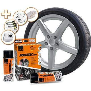 Foliatec Sprayfolie sølv metallic 2x400ml