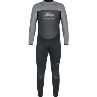 Våddragt herre - Trespass Diver - Sort/Grå - XS
