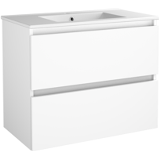 Sanibell Basicline møbelsæt 80x46 cm. Hvid højglans