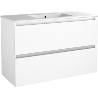 Sanibell Basicline møbelsæt 100x46 cm. Hvid højglans