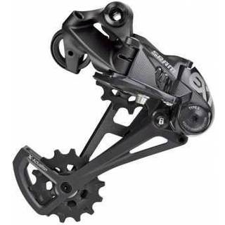 Bagskifter SRAM EX1, 8 gear, long cage, sort
