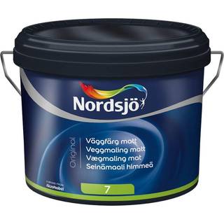 Nordsjö Vægmaling mat original Vit, 10 L