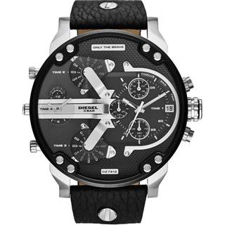 Diesel DZ7313 Mr. Daddy 2.0 Sort/Læder Ø57 mm