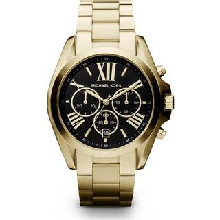 Michael Kors MK5739 Bradshaw Sort/Gul guldtonet stål Ø43 mm