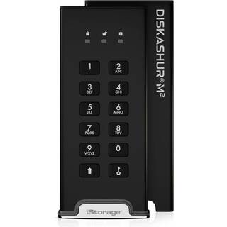 iStorage diskAshur M2 PIN 240 GB USB Type-A / USB Type-C 3.2 Gen 1 (3.1 Gen 1) Sort