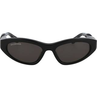 Balenciaga BB0207S 001 54 Solbriller Kvinder Black - Black - 54mm