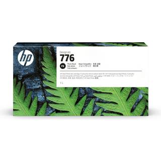HP 776 blækpatron, 1 liter, Photo Black