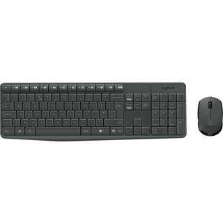 Logitech MK235 tastatur Mus inkluderet Hjem USB AZERTY Belgisk Grå