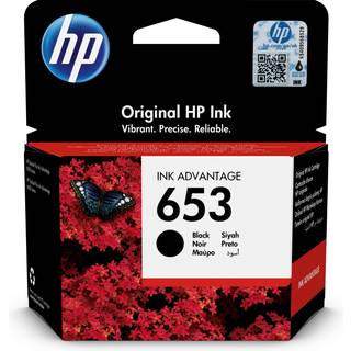HP HP 653 Blækpatron sort 3YM75AE