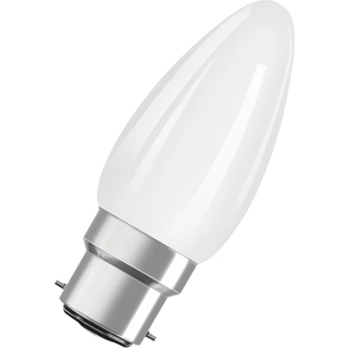 Osram Parathom Classic LED B22d Kerte Filament Matt 4.8W 470lm - 827 Ekstra Varm Hvid | Dæmpbar - Erstatter 40W