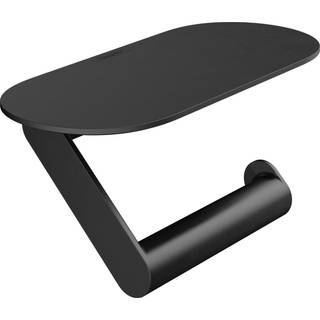 Hansgrohe wallstoris papirholder med hylde mat sort