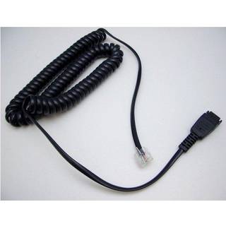 QD Cord to special-Plug RJ45, coiled, 0,5 - 2 Meter, for Siemens Open Stage