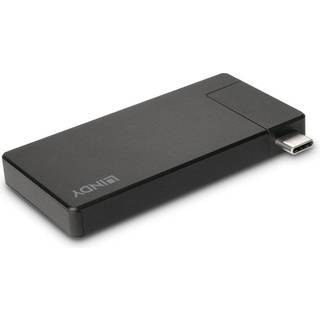 Lindy USB 3.2 Gen 1 USB-C docking Micro med 100W PD opladning | PRIS-MATCH