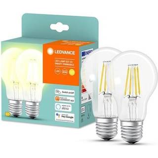 LEDVANCE SMART+ standard 60W/827 klar filament E27 Bluetooth - 2 pak