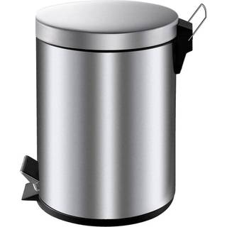 Pedalspand 5 l mat stål V-Part