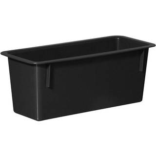 Indsats til affaldsspand 22,3x10,2x9,2cm genanvendt plast sort