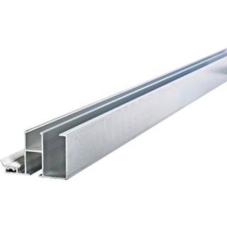 RIAS sideprofil med gummilister til 32 mm termoplader - 3500 mm