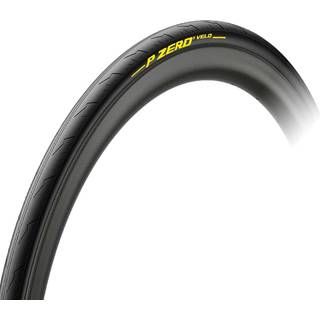 Cykeldæk Pirelli P Zero Velo Tubular YellowSoft Aramid Breaker 25-622 sort/gul