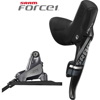 Skivebremse med bremse-/gearskifter SRAM Force 22 HRD flat mount bag 11 gear sort