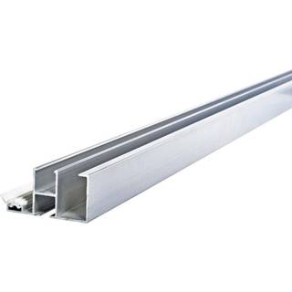 RIAS sideprofil med gummilister til 25 mm termoplader - 6000 mm