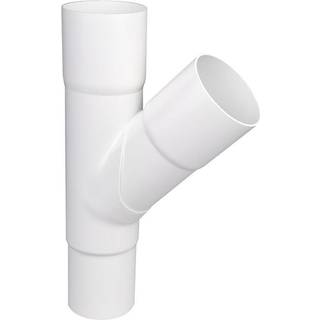 Plastmo plast 60 gr. grenrør 75 mm i hvid