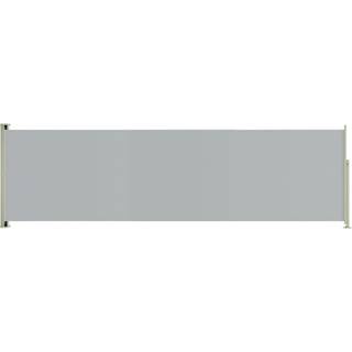 sammenrullelig sidemarkise til terrassen 180x600 cm grå