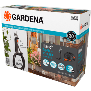 Gardena  liano slangeholder tapfix 15m slange