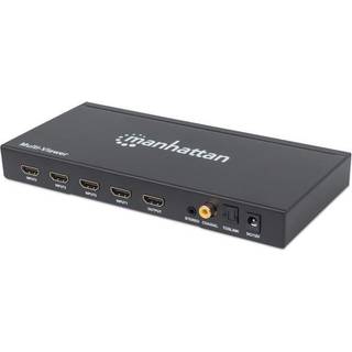 MANHATTAN 1080p 4-Port HDMI Multiviewer Switch Fernbedienung