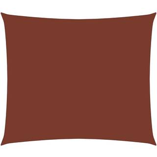 Solsejl 2X4,5 M Rektangulær Oxfordstof Terrakotta - 3.5 x 5 m