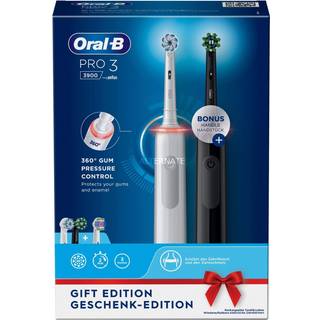 Oral-b El-tandbørste Pro 3 3900 Duo - Sort/Hvid