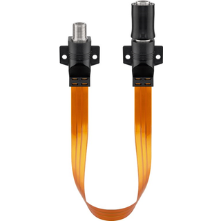 fladt F-stik antenne forlængerkabel | 0,20 meter | PRIS-MATCH