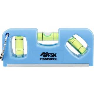 Mini Vaterpas med magnet | 10 CM | 3 Libeller | Lille vatterpas