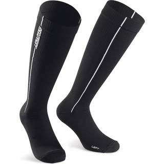 Assos Recovery cykelstrømper sort - Strømpe str. 39-42