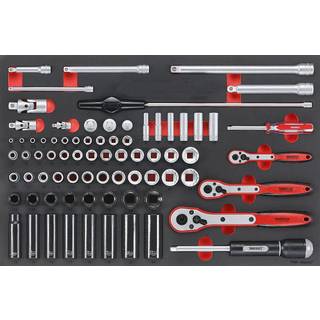 Teng Tools 76-deles topnøglesæt TTESK77