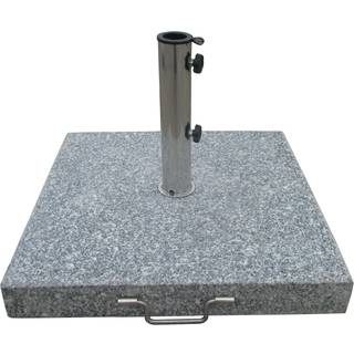 Parasolfod i granit firkantet - 60 kg m/hjul