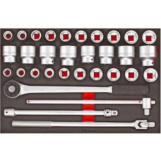 Teng Tools Topnøglesæt med 32 dele med 3/4\" firkantfatning TTESK32