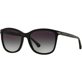 Emporio Armani EA4060F Asian Fit 50178G 56 Solbriller Kvinder Black - Black - 56mm