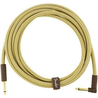 Fender Deluxe Guitar Kabel Vinkelstik (Tweed, 3m)
