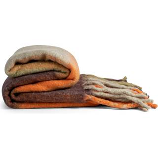 Byon Mixed-orange Plaid Throw Check Mixed orange One Size