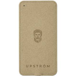 UPSTRÖM LÄDER Qi 10W Fast Wireless Charger - Sand