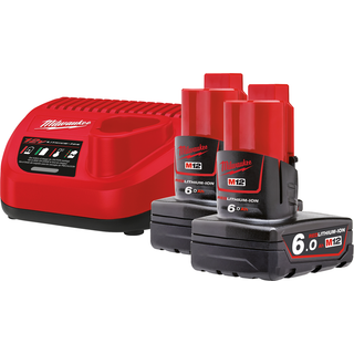 Milwaukee M12 NRG-602 Opladningspakke