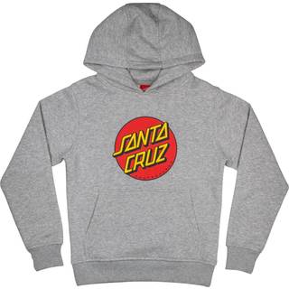 Santa Cruz Hættetrøje Classic Dot Grå Melange