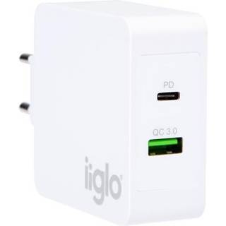 iiglo 48W Vægoplader (hvid)