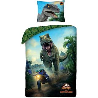 Jurassic World ''Camp Cretaceous'' Sengetøj - 100 Procent Bomuld