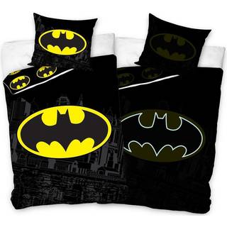 Batman Glow in dark Sengetøj 140 x 200, 100 procent bomuld