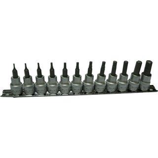 BATO Stifttopsæt 3/8" 6kt. 1/16-3/8" . TOMMER 12 dele. (1267)