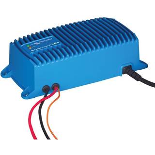 Batterioplader Victron Blue Smart Charger IP67, 230 V, 12 V, 25 A / time, med opladerkabel &amp; signalkabel til startspærre