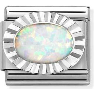Nomination Silver White Opal Charm