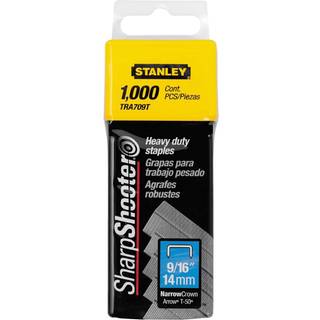 Stanley Tra709T Sharpshooter 9/16 """" 14mm Heavy Duty Staples 1000 Count (2 Pack)